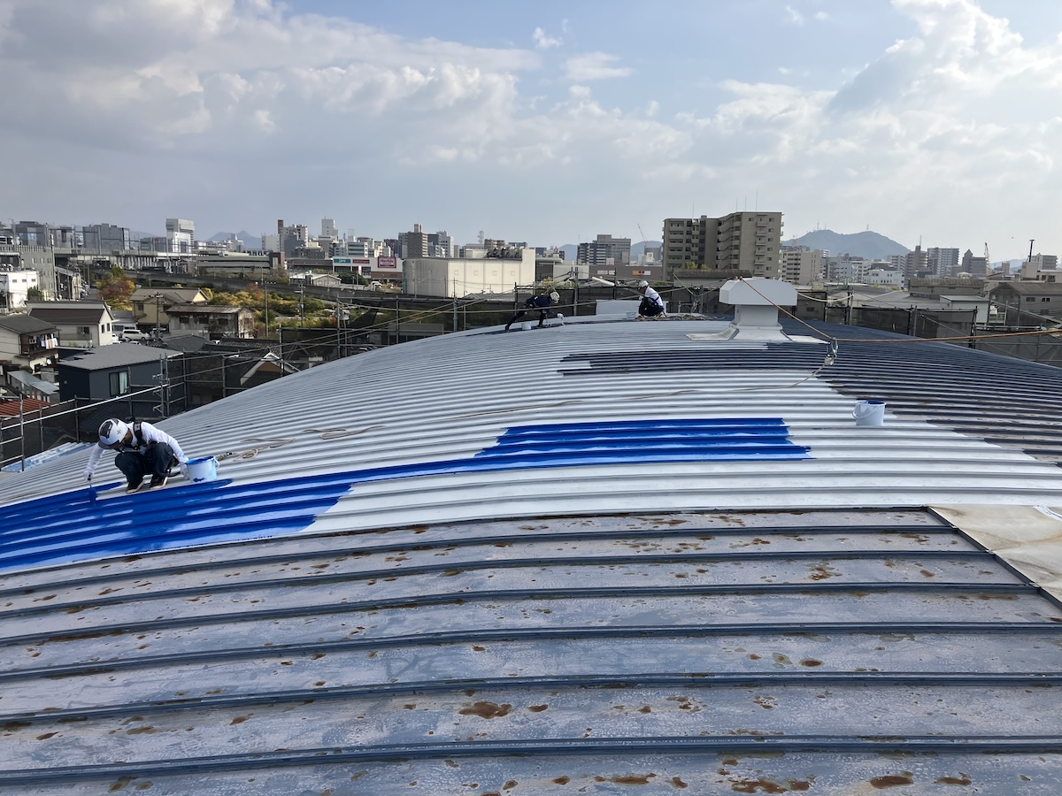I工場_屋根塗装工事